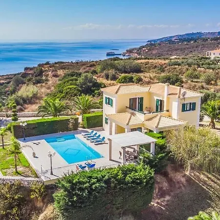ヴィラ Sleeps 6 Pool Air Con Wifi Karavádhos